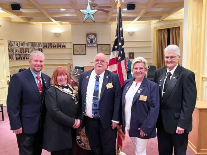 Bellefonte Elks visited  by district state VP